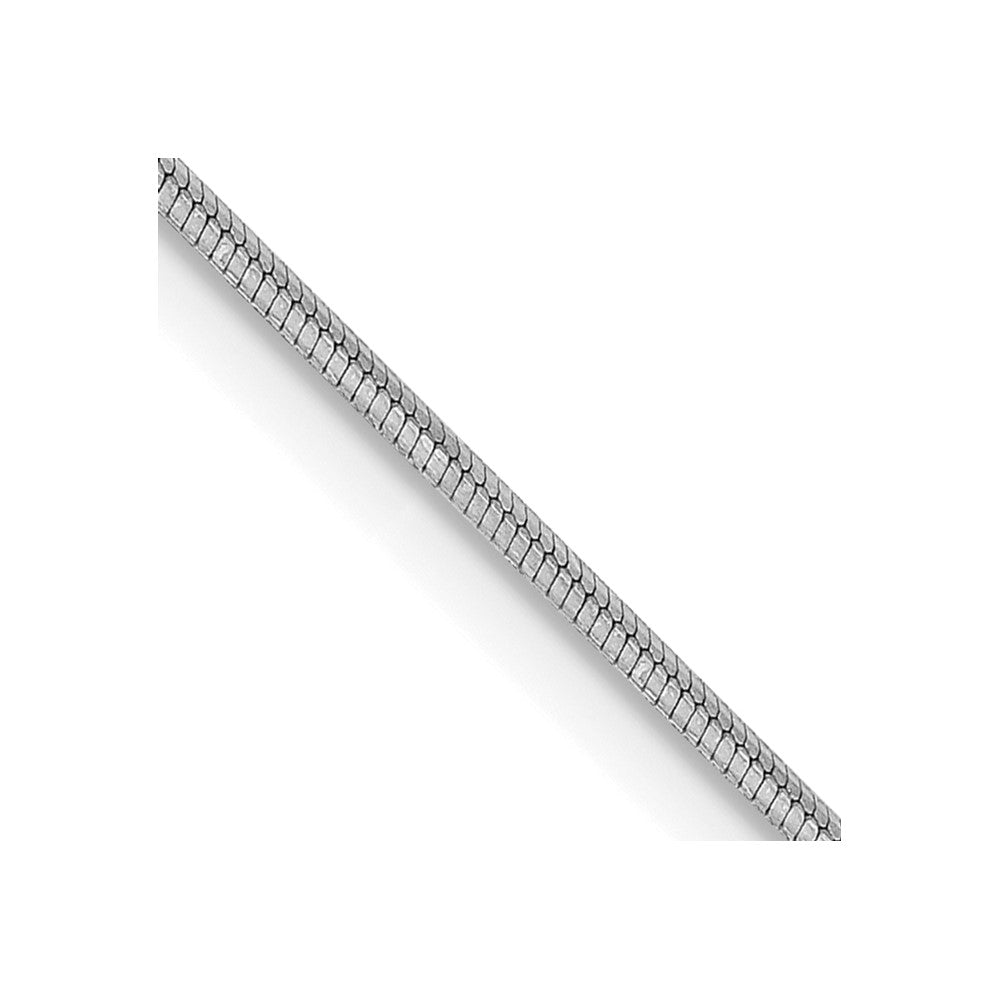 FJC Finejewelers 24 Inch 14k White Gold 1.00mm Octagonal Snake Chain Necklace