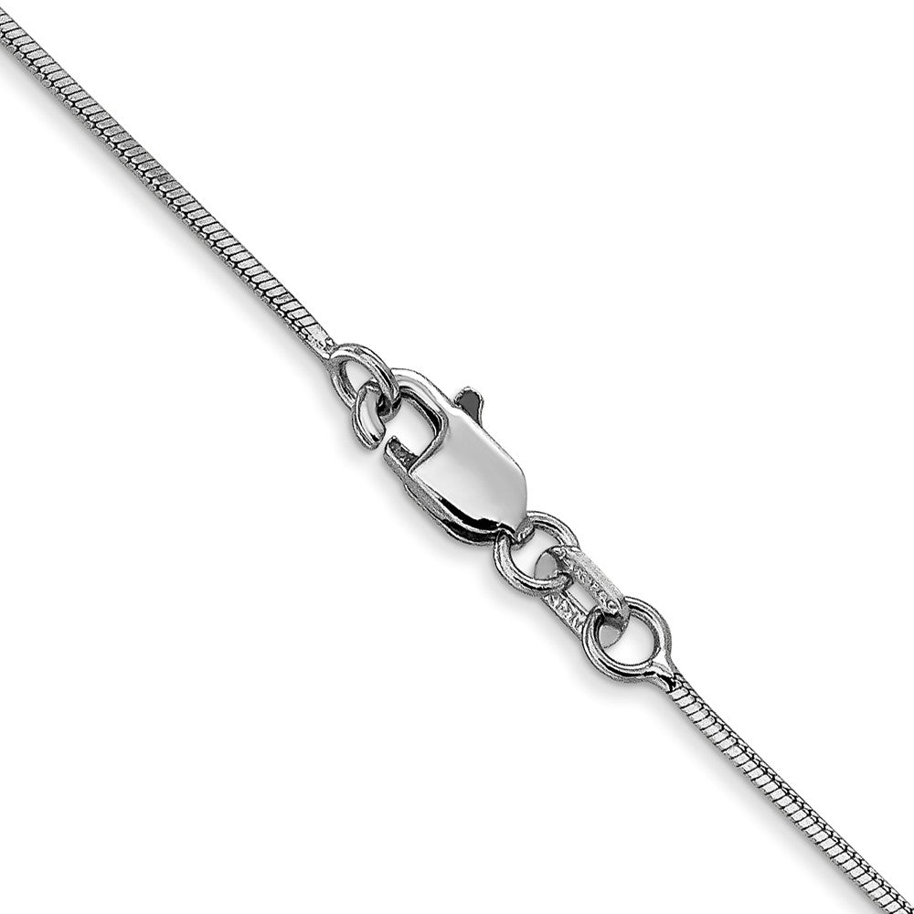 FJC Finejewelers 30 Inch 14k White Gold 1.00mm Octagonal Snake Chain Necklace