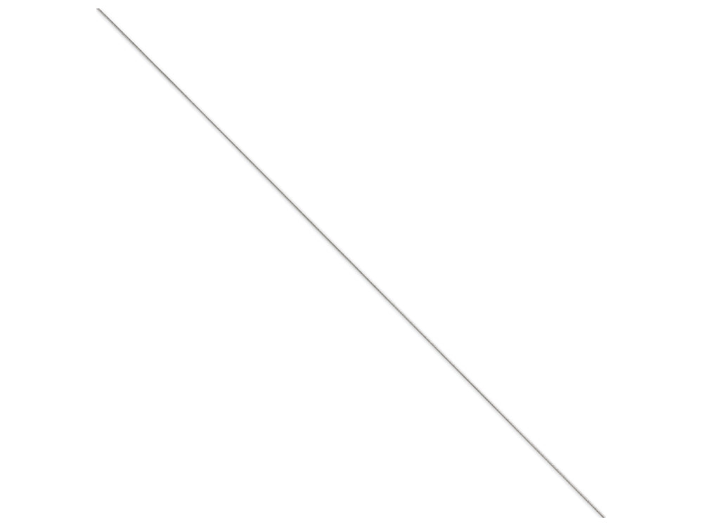 FJC Finejewelers 24 Inch 14k White Gold .60mm Round Snake Chain Necklace
