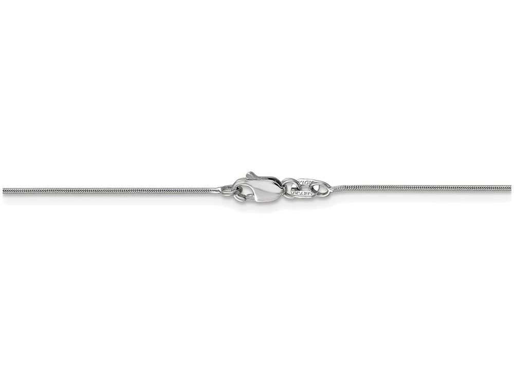 FJC Finejewelers 20 Inch 14k White Gold .80mm Round Snake Chain Necklace