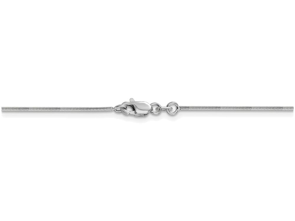 FJC Finejewelers 20 Inch 14k White Gold .90mm Round Snake Chain Necklace