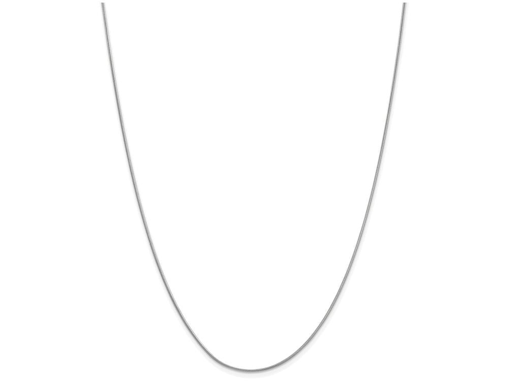 FJC Finejewelers 20 Inch 14k White Gold .90mm Round Snake Chain Necklace