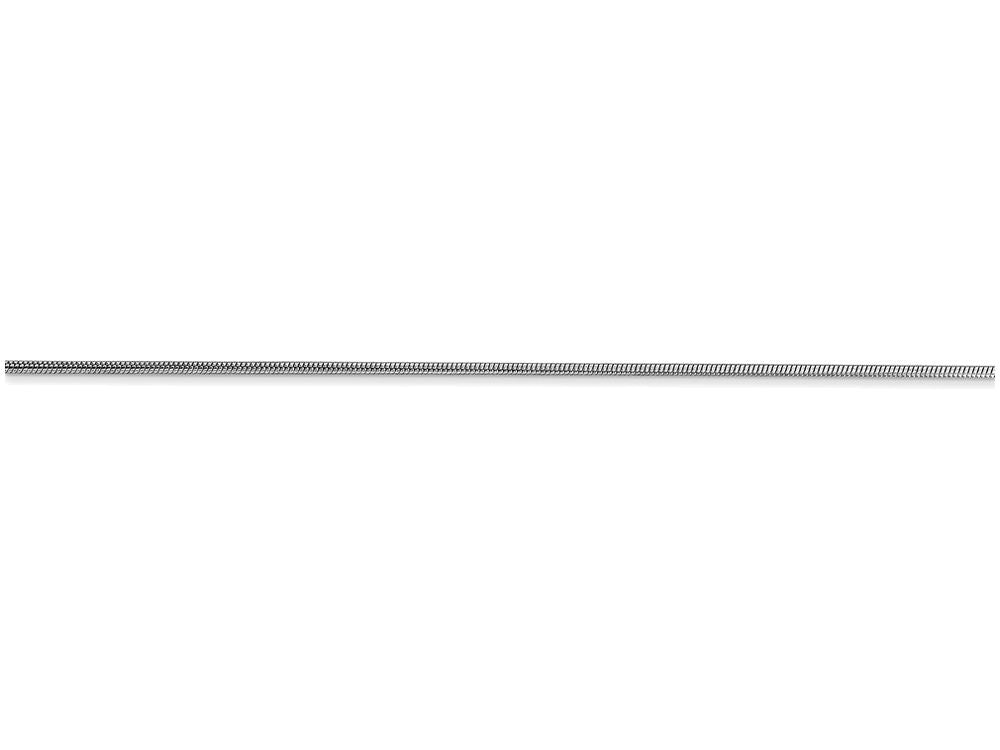 FJC Finejewelers 7 Inch 14k White Gold .90mm Round Snake Chain Bracelet