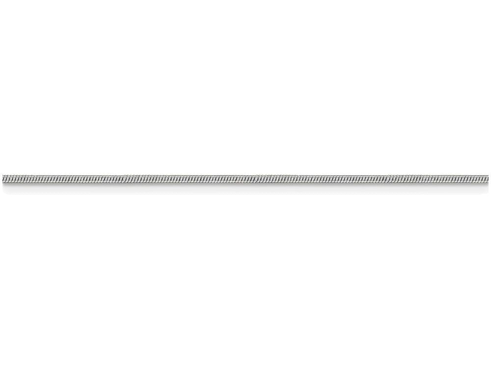FJC Finejewelers 8 Inch 14k White Gold 1.2mm Round Snake Chain Bracelet