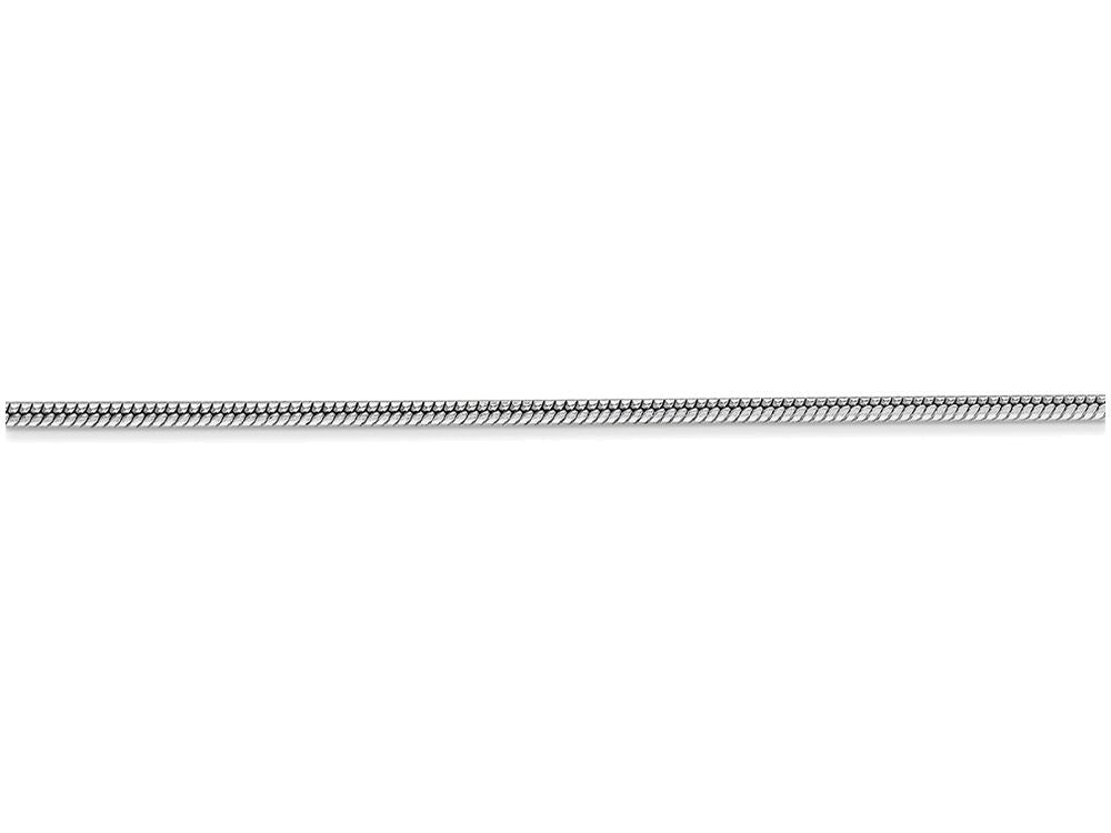 FJC Finejewelers 20 Inch 14k White Gold 1.6mm Round Snake Chain Necklace