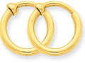 FJC Finejewelers 14k Yellow Gold Non-pierced Hoop Earrings