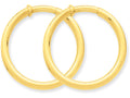 FJC Finejewelers 14k Yellow Gold Non-pierced Hoop Earrings