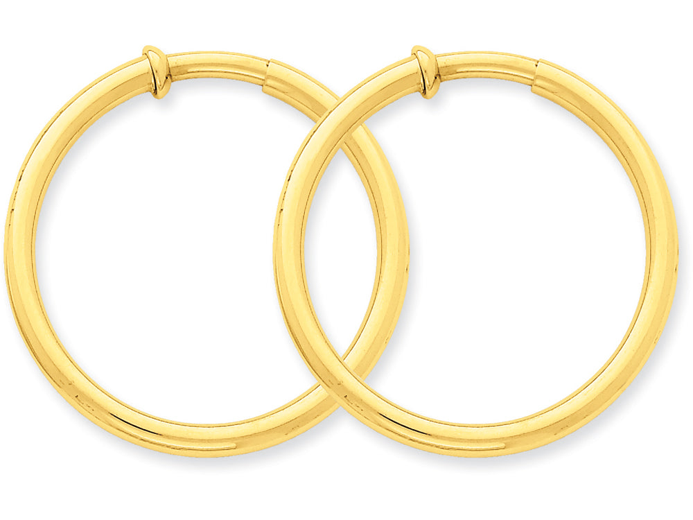 FJC Finejewelers 14k Yellow Gold Non-pierced Hoop Earrings