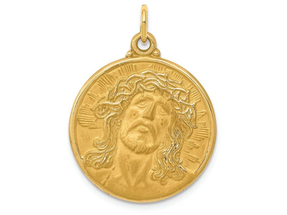 FJC Finejewelers 14k Yellow Gold Jesus Medal Charm