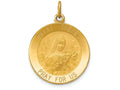 FJC Finejewelers 14k Yellow Gold Saint Theresa Medal Charm