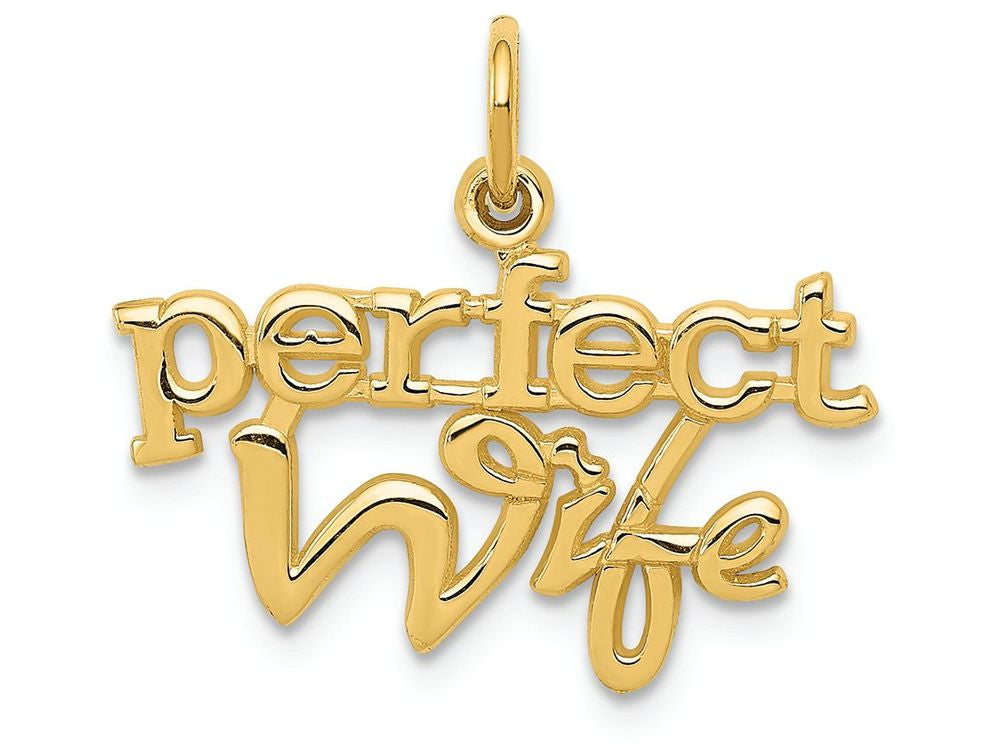 FJC Finejewelers 14k Yellow Gold Perfect Wife Charm