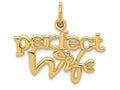 FJC Finejewelers 14k Yellow Gold Perfect Wife Charm