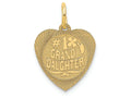 FJC Finejewelers 14k Yellow Gold #1 Granddaughter Charm
