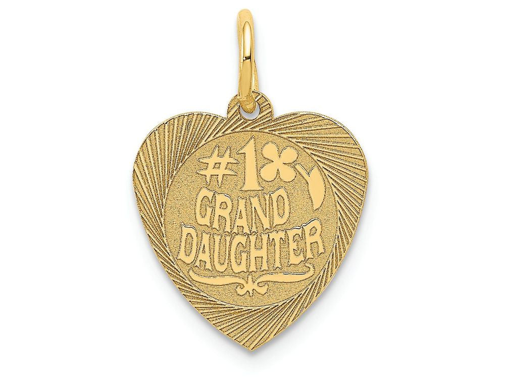 FJC Finejewelers 14k Yellow Gold #1 Granddaughter Charm