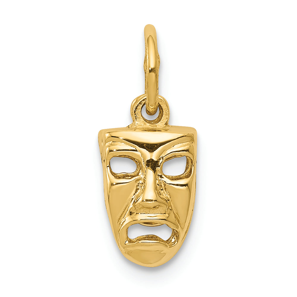 FJC Finejewelers 14k Yellow Gold Comedytragedy Charm