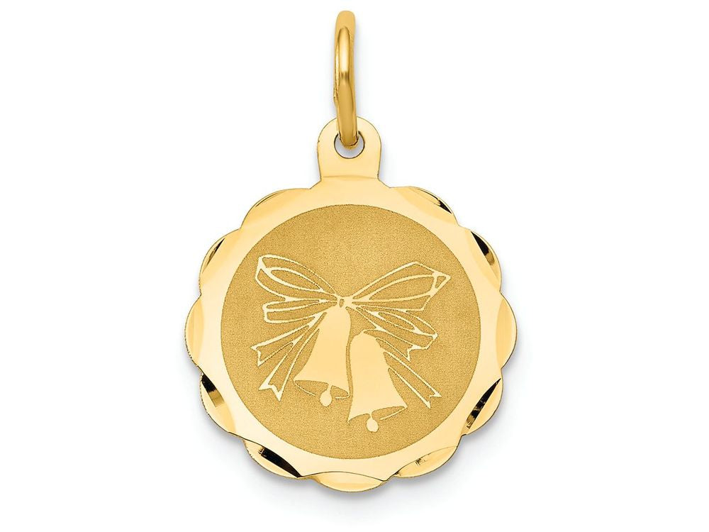 FJC Finejewelers 14k Yellow Gold Wedding Bells Charm