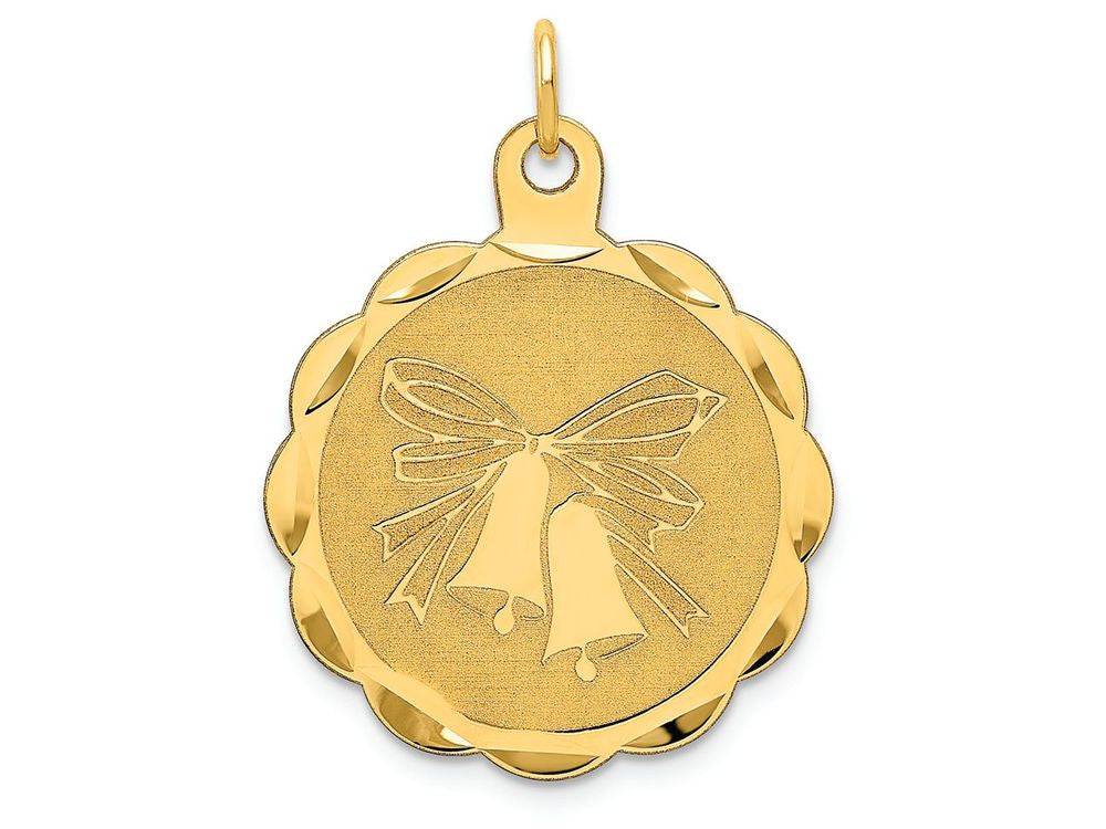 FJC Finejewelers 14k Yellow Gold Wedding Bells Charm