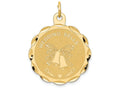 FJC Finejewelers 14k Yellow Gold Wedding Bells Charm 23 x 29mm