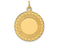FJC Finejewelers 14k Yellow Gold Happy Anniversary Charm