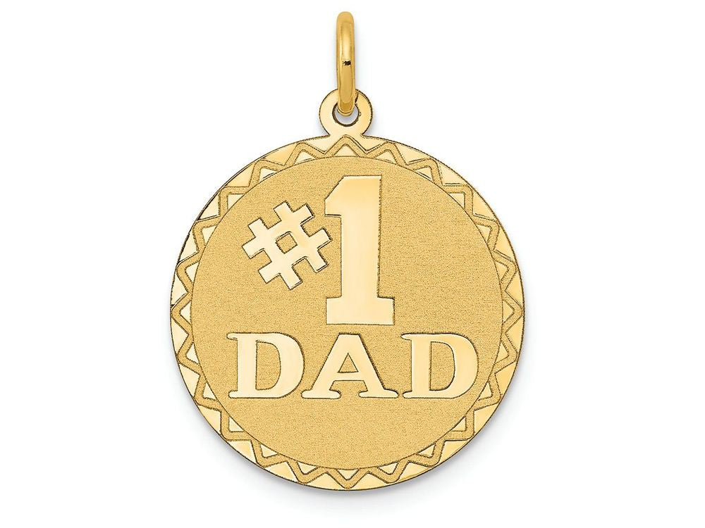 FJC Finejewelers 14k Yellow Gold #1 Dad Charm