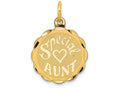 FJC Finejewelers 14k Yellow Gold Special Aunt Charm