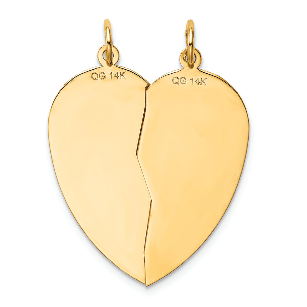 FJC Finejewelers 14k Yellow Gold Mizpah Charm