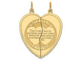 FJC Finejewelers 14k Yellow Gold Mizpah Charm