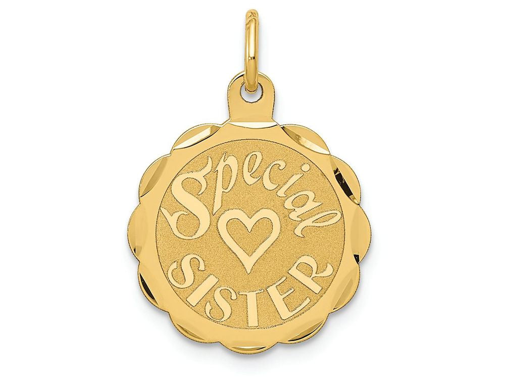 FJC Finejewelers 14k Yellow Gold Special Sister Charm