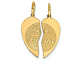 FJC Finejewelers 14k Yellow Gold 2pc Best Friend Charm