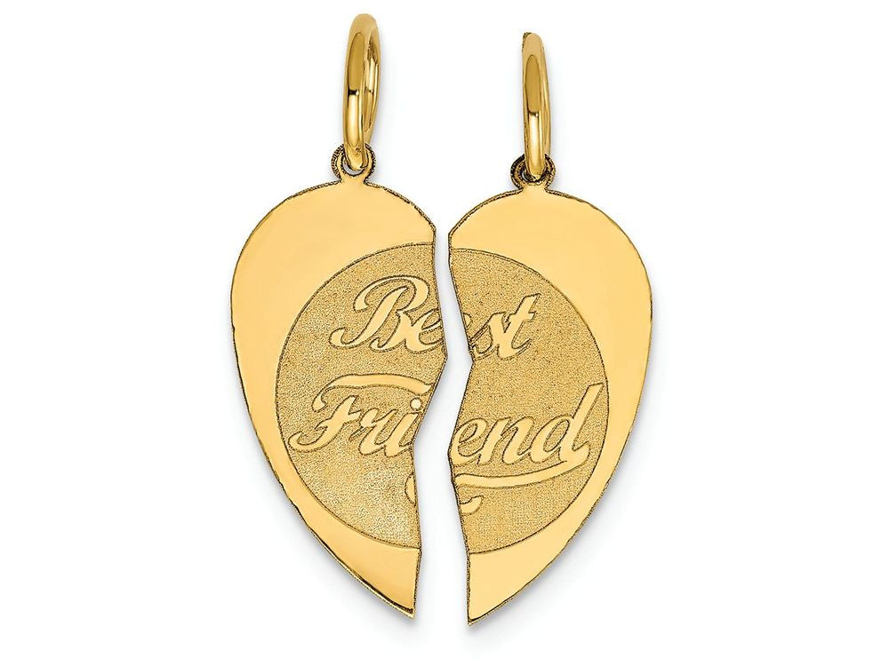 FJC Finejewelers 14k Yellow Gold 2pc Best Friend Charm