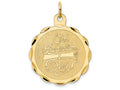 FJC Finejewelers 14k Yellow Gold Graduation Day with Diploma Charm