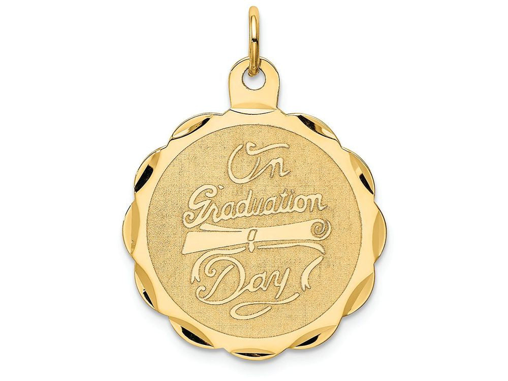 FJC Finejewelers 14k Yellow Gold Graduation Day with Diploma Charm