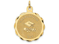 FJC Finejewelers 14k Yellow Gold Graduation Day with Diploma Charm