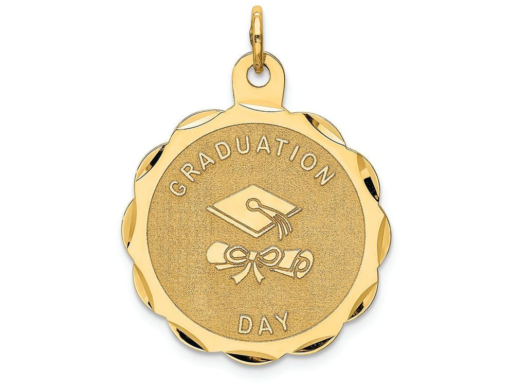 FJC Finejewelers 14k Yellow Gold Graduation Day with Diploma Charm