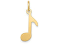 FJC Finejewelers 14k Yellow Gold Polished Musical Note Charm