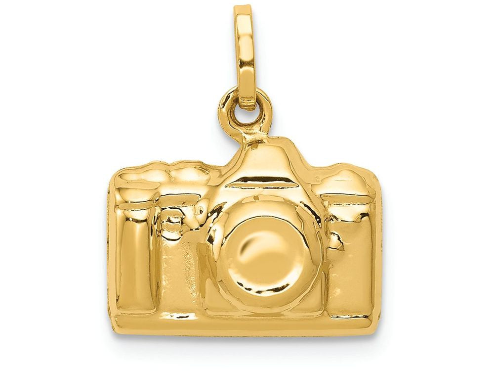 FJC Finejewelers 14k Yellow Gold 3d Polished Camera Charm