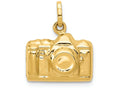 FJC Finejewelers 14k Yellow Gold 3d Polished Camera Charm