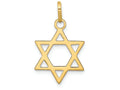 FJC Finejewelers 14k Yellow Gold Star Of David Charm
