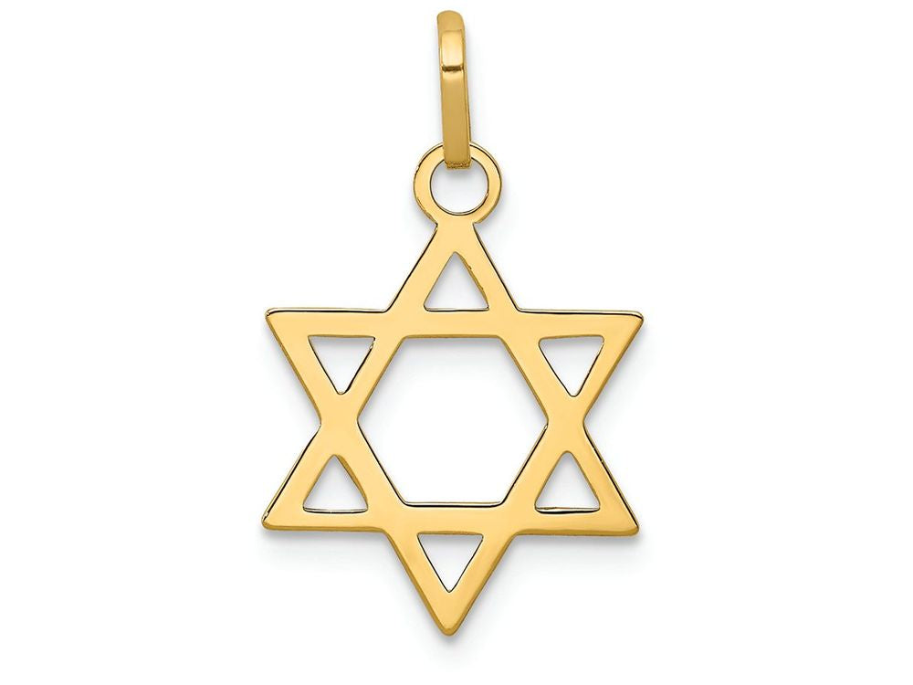 FJC Finejewelers 14k Yellow Gold Star Of David Charm
