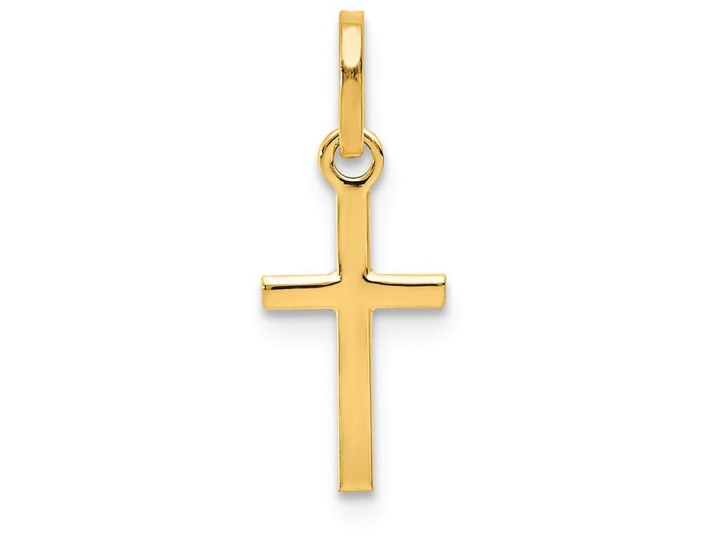 FJC Finejewelers 14k Yellow Gold Small Cross Charm