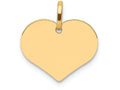 FJC Finejewelers 14k Yellow Gold Heart Charm