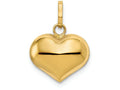 FJC Finejewelers 14k Yellow Gold Heart Charm