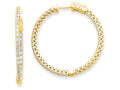 FJC Finejewelers 14k Round Hoop W/saftey Clasp Earring Mountings