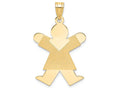 FJC Finejewelers 14k Yellow Gold Girl Charm