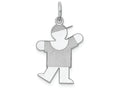 FJC Finejewelers 14k White Gold Kid Charm