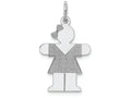FJC Finejewelers 14k White Gold Kid Charm