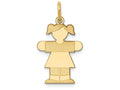 FJC Finejewelers 14k Yellow Gold Kid Charm