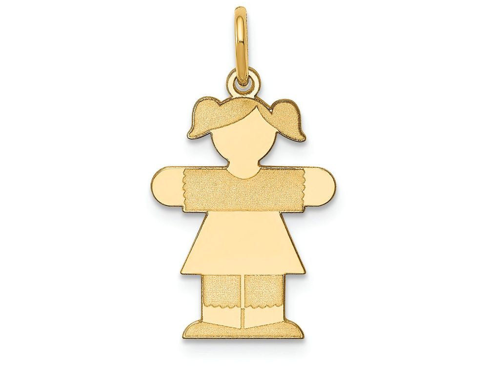 FJC Finejewelers 14k Yellow Gold Kid Charm