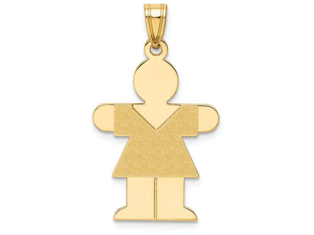 FJC Finejewelers 14k Yellow Gold Girl Charm
