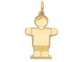 FJC Finejewelers 14k Yellow Gold Kid Charm
